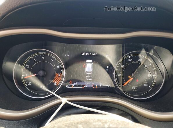 1C4PJMDS9FW584029 2015 JEEP CHEROKEE Синий Вид щитка приборов