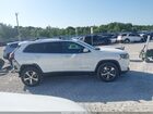 2019 Jeep Cherokee Limited 4x4 White vin: 1C4PJMDX5KD320968