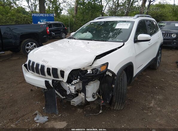 1C4PJMDX8KD349364 2019 JEEP CHEROKEE Белый Передняя левая четверть