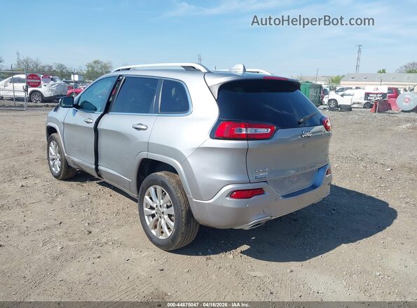 1C4PJMJS2HW503637 2017 JEEP CHEROKEE Серебряный Задняя левая четверть