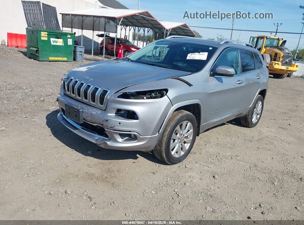 1C4PJMJS2HW503637 2017 JEEP CHEROKEE Серебряный Передняя левая четверть