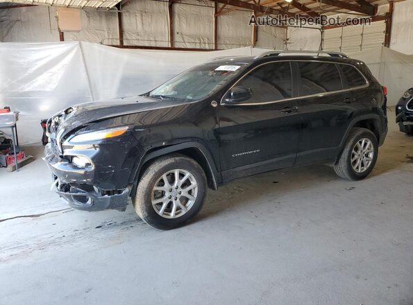 1C4PJMLB0JD540989 2018 JEEP CHEROKEE Черный Передняя левая четверть