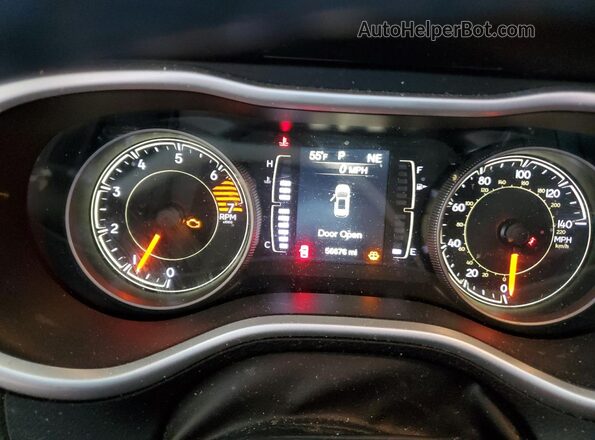 1C4PJMLB0JD540989 2018 JEEP CHEROKEE Черный Вид щитка приборов
