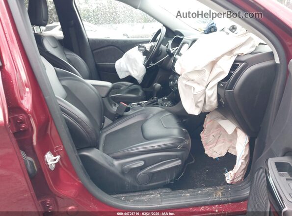 1C4PJMLB3LD536860 2020 JEEP CHEROKEE Бордовый Вид салона спереди