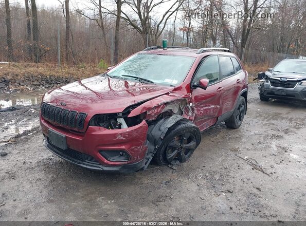 1C4PJMLB3LD536860 2020 JEEP CHEROKEE Бордовый Передняя левая четверть