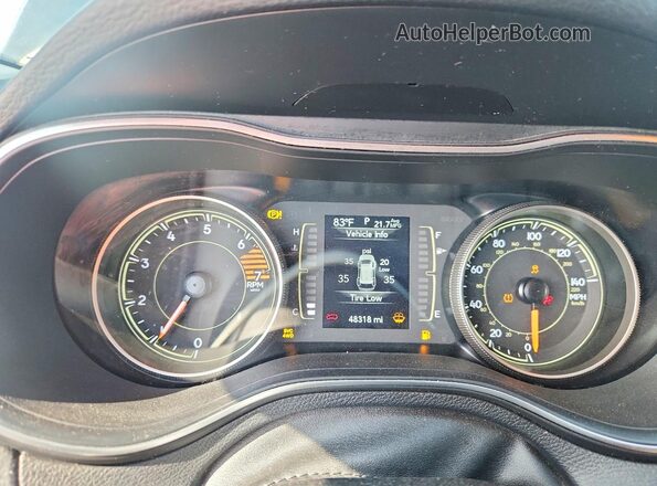 1C4PJMLB4LD554574 2020 JEEP CHEROKEE Black Instrument cluster view