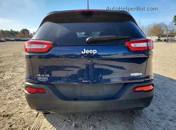 1C4PJMLB6JD613234 2018 JEEP CHEROKEE Синий Вид сзади