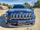 2018 Jeep Cherokee Latitude Plus Синий vin: 1C4PJMLB6JD613234