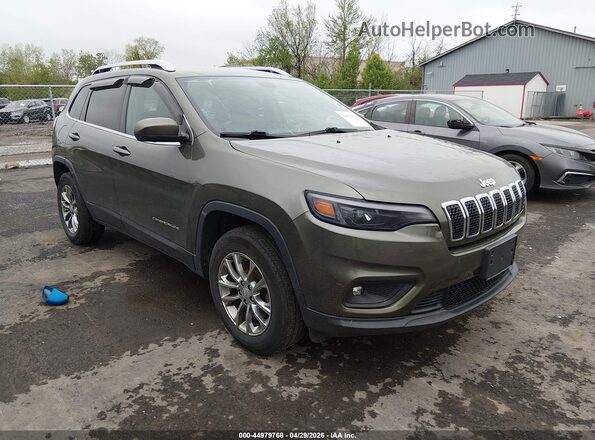 1C4PJMLB6KD378657 2019 JEEP CHEROKEE Green Przód prawy