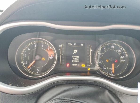 1C4PJMLX2JD516446 2018 JEEP CHEROKEE Blue Widok zestawu wskaźników