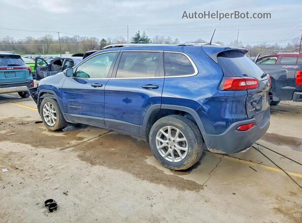 1C4PJMLX2JD516446 2018 JEEP CHEROKEE Blue Tył lewy