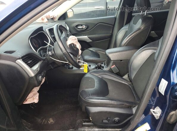 1C4PJMLX2JD516446 2018 JEEP CHEROKEE Blue Widok wnętrza z przodu
