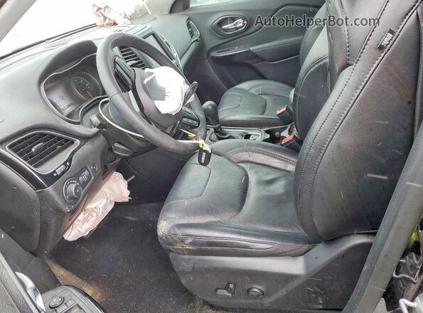 1C4PJMMB4PD104265 2023 JEEP CHEROKEE Black Вид салону спереду