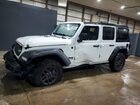 2025 Jeep Wrangler Sport White vin: 1C4PJXDN5SW500200 Damage: Left Front Door, Dent(S) W/ Paint Dmg, > 12 Inches