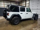 2025 Jeep Wrangler Sport White vin: 1C4PJXDN5SW500200 Damage: Convertible Top, Missing, Replacement Required