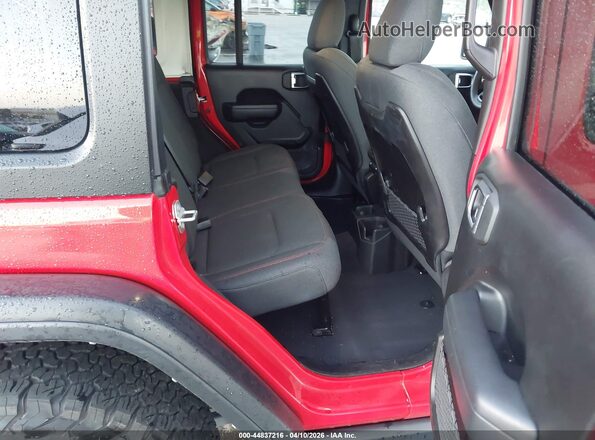 1C4PJXFN6SW546681 2025 JEEP WRANGLER Red Vista de la etiqueta del VIN