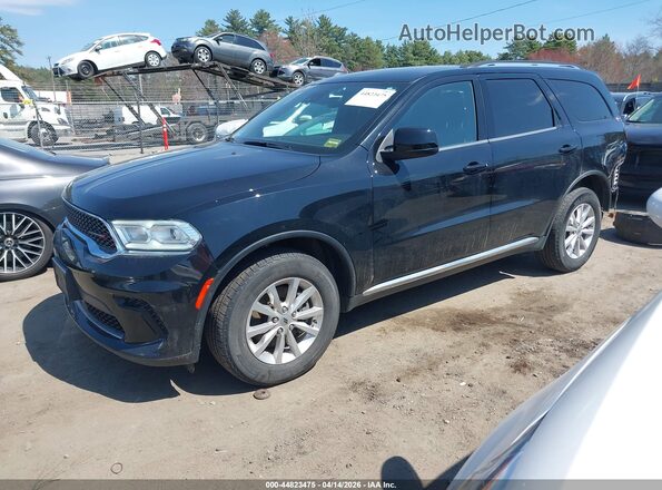 1C4RDJAG5PC564877 2023 DODGE DURANGO Черный Передняя левая четверть