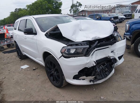 1C4RDJDG8LC249237 2020 DODGE DURANGO Белый Передняя правая четверть