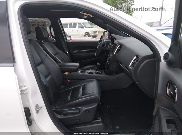 1C4RDJDG8LC249237 2020 DODGE DURANGO Белый Вид салона спереди