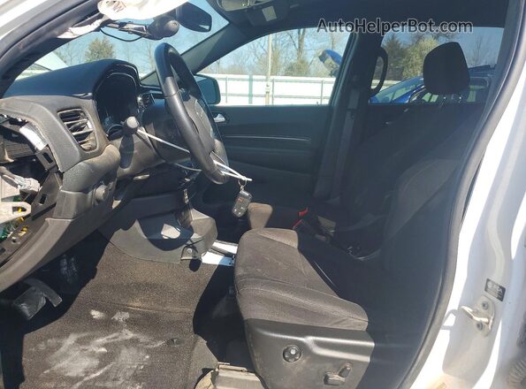 1C4RDJFG3PC618301 2023 DODGE DURANGO Белый Вид салона спереди