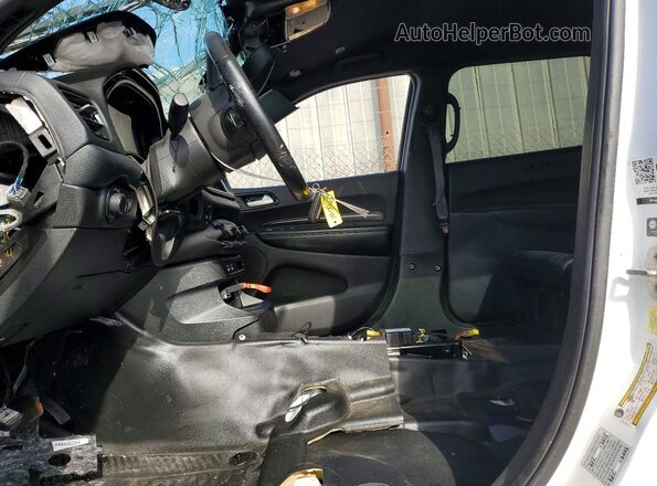 1C4RDJFGXPC687650 2023 DODGE DURANGO Белый Вид салона спереди