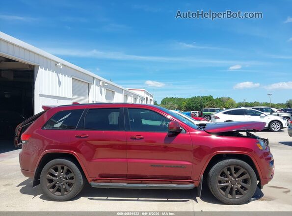 1C4RJEAG4HC759225 2017 JEEP GRAND CHEROKEE Бордовый Вид задней части салона