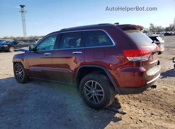 1C4RJEBG1JC277686 2018 JEEP GRAND Темно-бордовый Задняя левая четверть