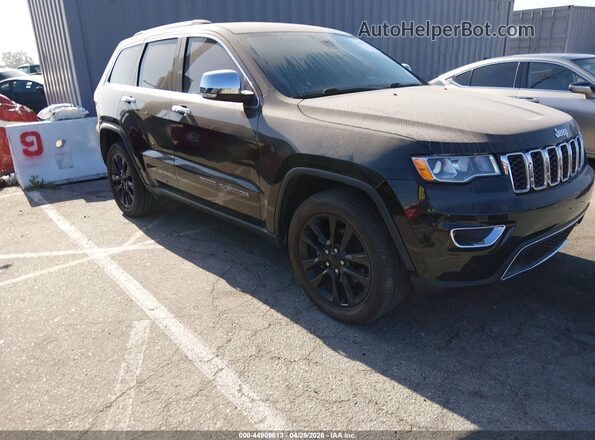 1C4RJEBG5HC793902 2017 JEEP GRAND CHEROKEE Черный Передняя правая четверть