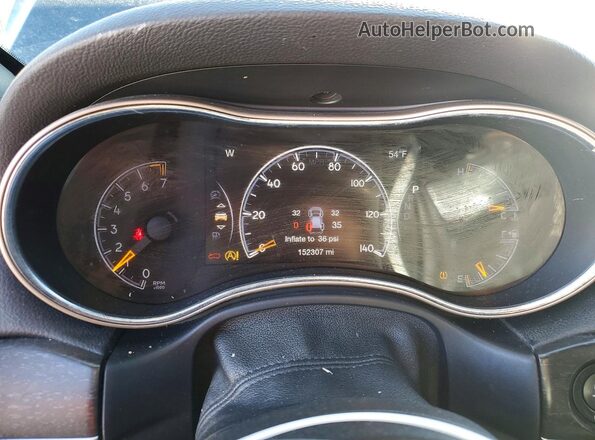 1C4RJEBG6HC934038 2017 JEEP GRAND Черный Вид щитка приборов