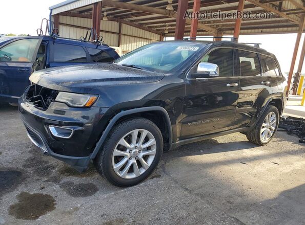 1C4RJEBG7HC647775 2017 JEEP GRAND Черный Передняя левая четверть