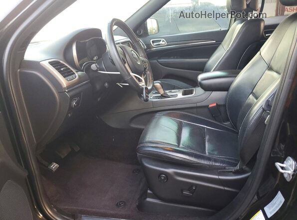 1C4RJEBG7HC647775 2017 JEEP GRAND Черный Вид салона спереди