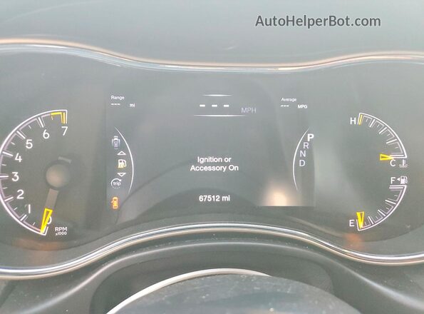 1C4RJEBG7HC647775 2017 JEEP GRAND Черный Вид щитка приборов