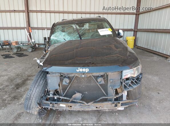 1C4RJEBG7JC159335 2018 JEEP GRAND CHEROKEE Black Вид задньої частини салону