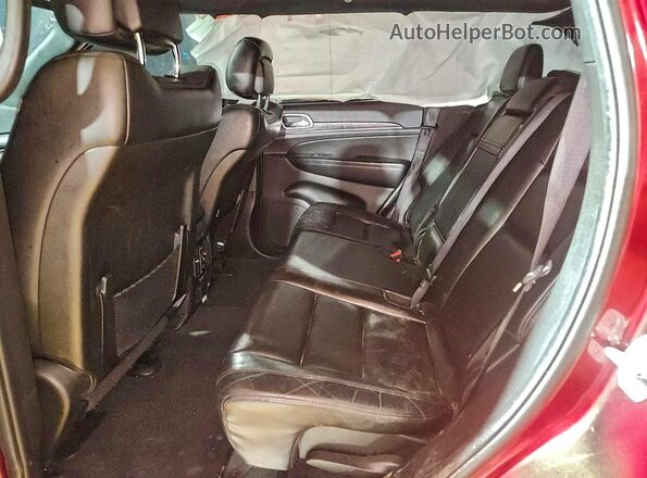 1C4RJEBG9NC152876 2022 JEEP GRAND Темно-бордовый Вид задней части салона