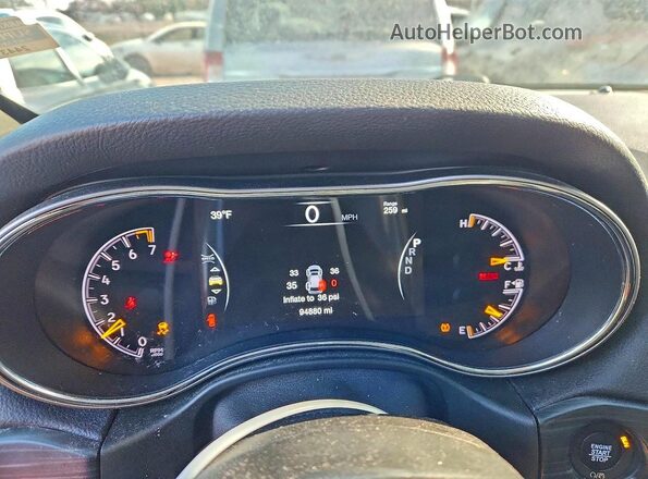 1C4RJEBG9NC152876 2022 JEEP GRAND Темно-бордовый Вид щитка приборов