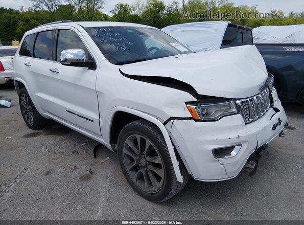 1C4RJECG8JC149606 2018 JEEP GRAND CHEROKEE Белый Передняя правая четверть