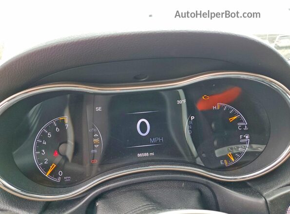 1C4RJFBG2HC854080 2017 JEEP GRAND White Vista del cuadro de instrumentos