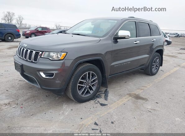 1C4RJFBG2KC655649 2019 JEEP GRAND CHEROKEE Gray Przód lewy