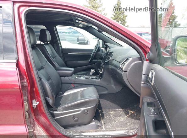 1C4RJFBG5LC346646 2020 JEEP GRAND CHEROKEE Красный Вид салона спереди