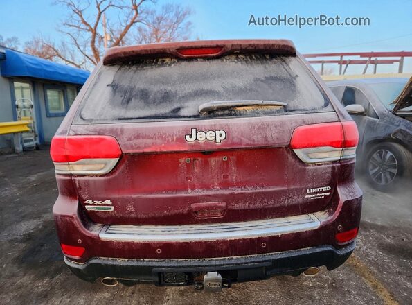 1C4RJFBM2GC376456 2016 JEEP GRAND Темно-бордовый Вид сзади