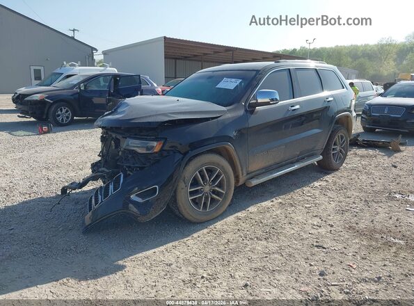 1C4RJFBT9HC770061 2017 JEEP GRAND CHEROKEE Black წინა მარცხენა ხედი სამი მეოთხედიდან