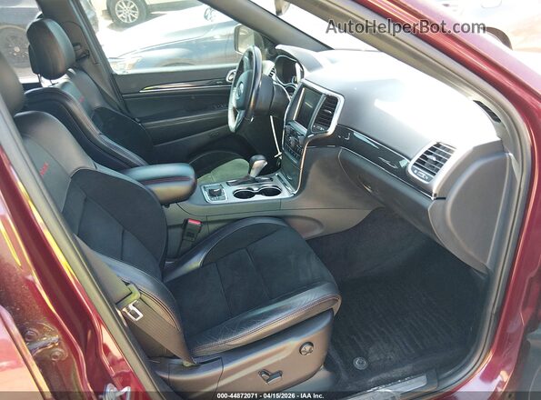 1C4RJFLT1HC677775 2017 JEEP GRAND CHEROKEE Красный Вид салона спереди