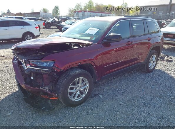 1C4RJHAGXSC304159 2025 JEEP GRAND CHEROKEE Бордовый Передняя левая четверть
