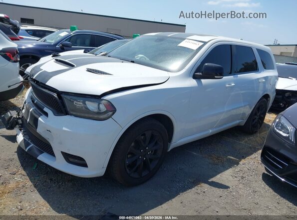 1C4SDHCT1JC403258 2018 DODGE DURANGO White წინა მარცხენა ხედი სამი მეოთხედიდან