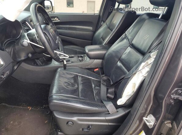 1C4SDJCT2KC536832 2019 DODGE DURANGO Gray Widok wnętrza z przodu