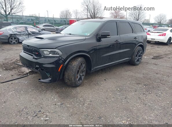 1C4SDJCT5MC576065 2021 DODGE DURANGO Черный Передняя левая четверть