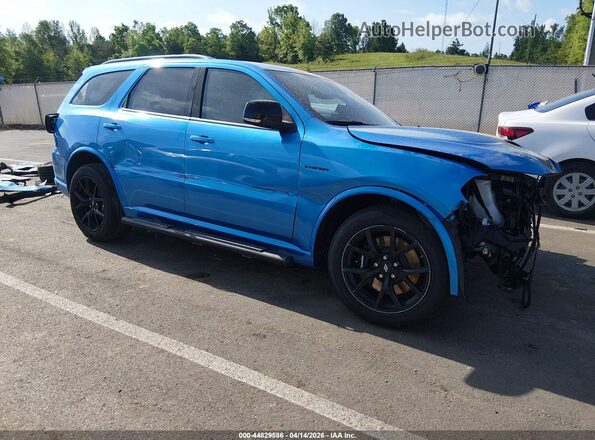 1C4SDJCT7TC218836 2026 DODGE DURANGO Синий Передняя правая четверть