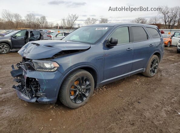 1C4SDJCT8LC228727 2020 DODGE DURANGO Blue Vista tres cuartos delantera izquierda