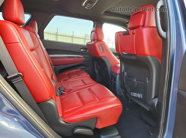 1C4SDJCT8LC228727 2020 DODGE DURANGO Blue Vista interior trasera