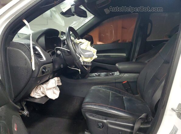 1C4SDJCT9GC375404 2016 DODGE DURANGO White Vista interior delantera